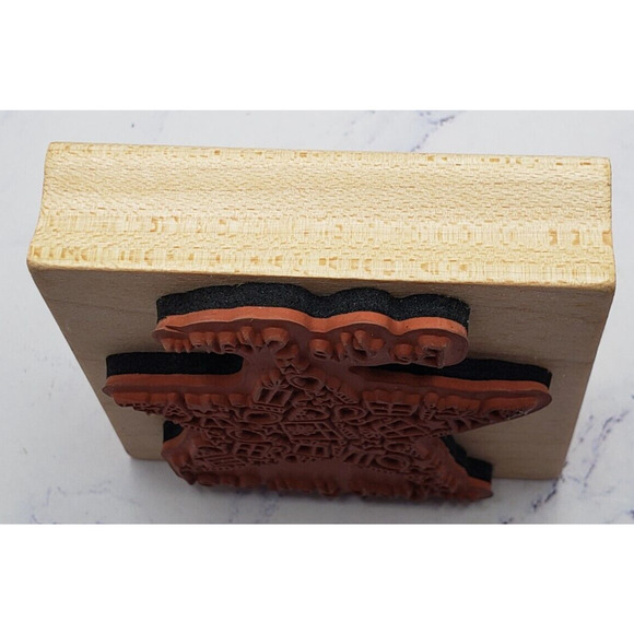 Inkadinkado Be The Star Presents & Balloon Star Wood Mounted Rubber Stamp 99325 - Picture 4 of 7